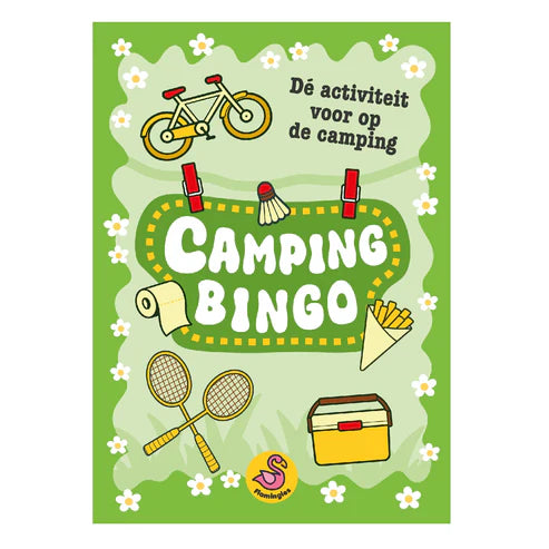 Camping Bingo - Hèt spel voor op de camping!