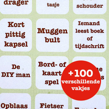 Camping Bingo - Hèt spel voor op de camping!