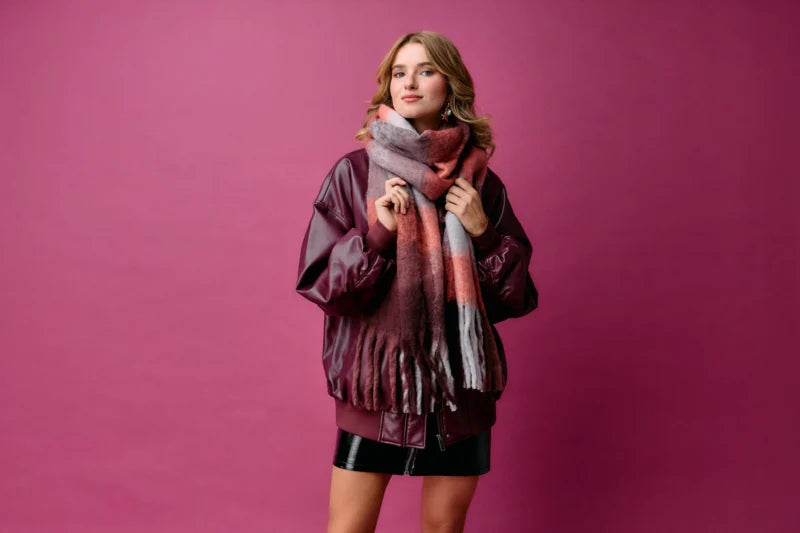Nikki Check Scarf
