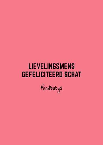 Kaart - lievelingsmens