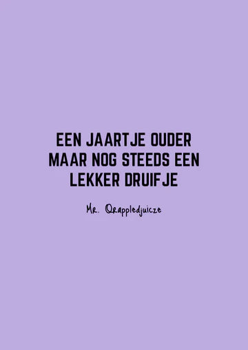 Kaart - lekker druifje
