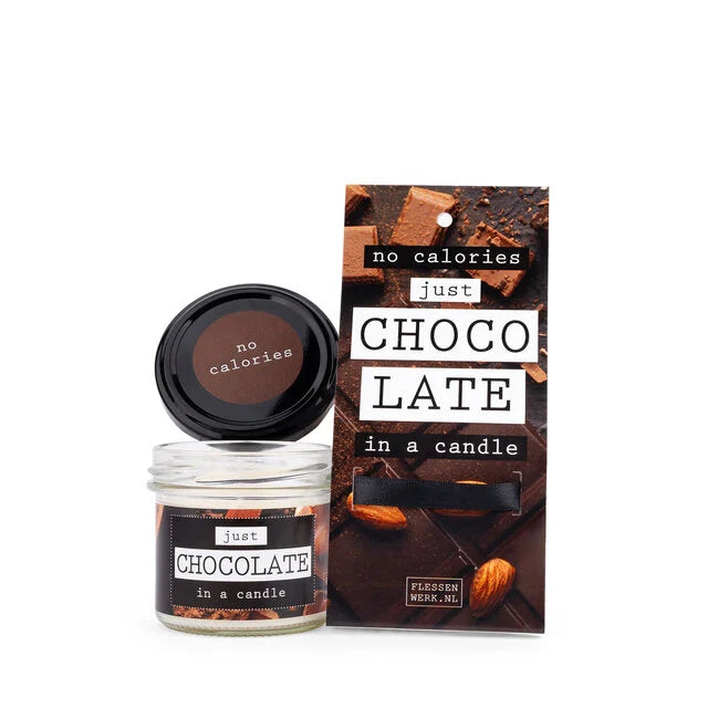 No calories - JUST CHOCOLATE - in a candle