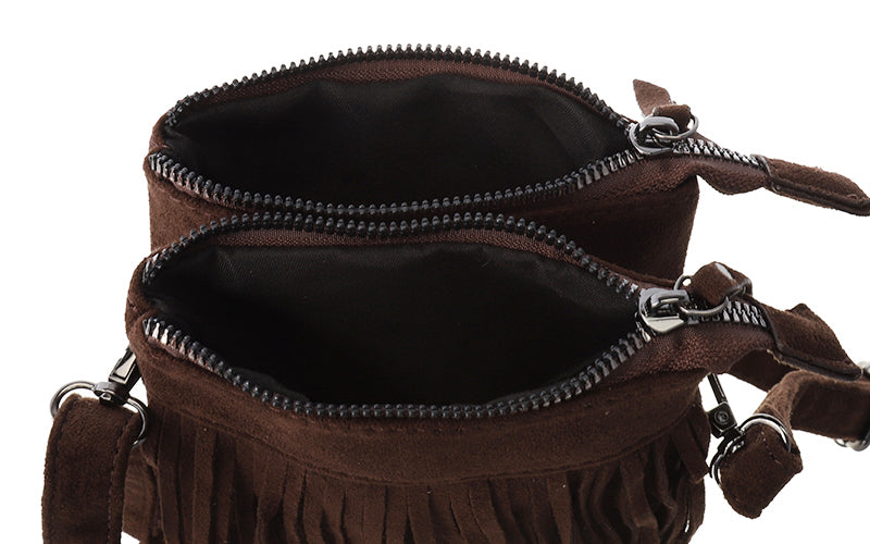 Telefoon/schoudertasje Lados - browny
