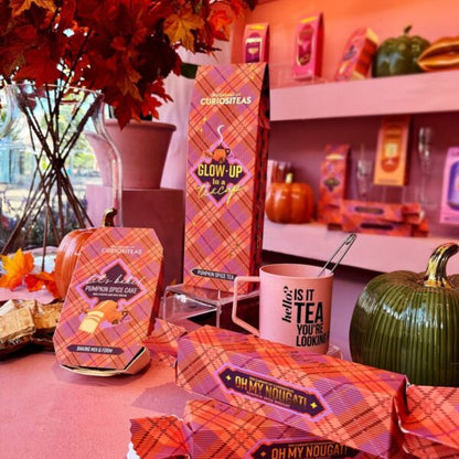 Pumpkin Spice Tea Giftbox - tartan