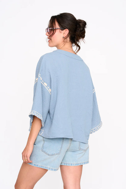 24c Vestje Strik - blauw