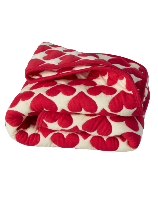 Rice - Katoen Deken - rood