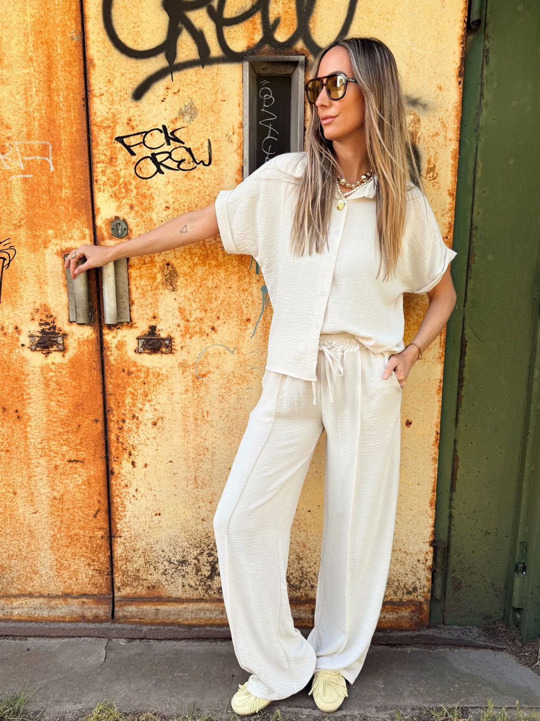 Blouse Babs - zand