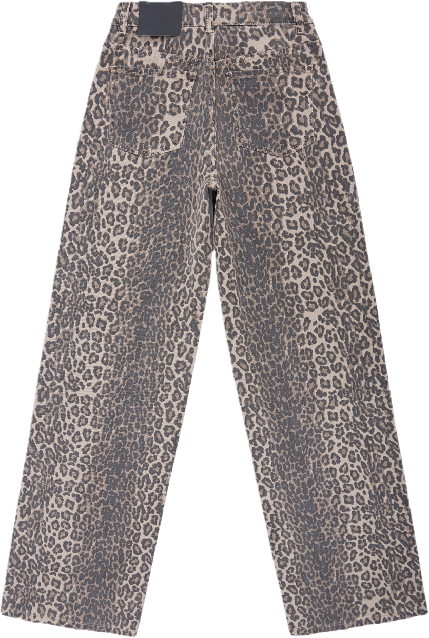 Dad Fit Mid Rise - leopard