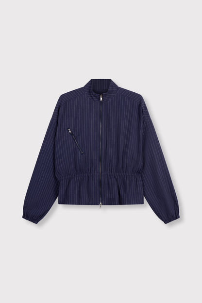 Balloon Sleeve Top Elysia - navy