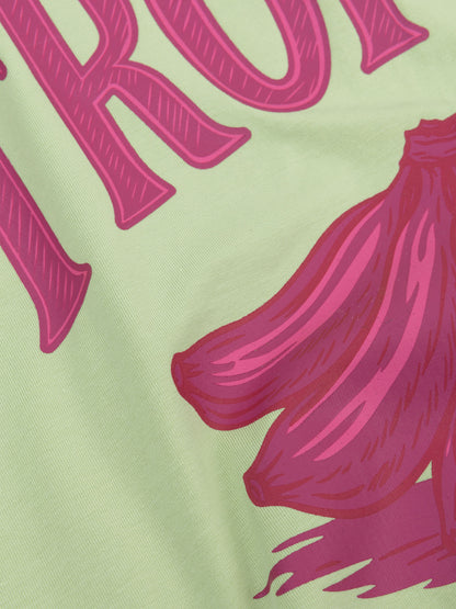 T-Shirt Tropical - soft green