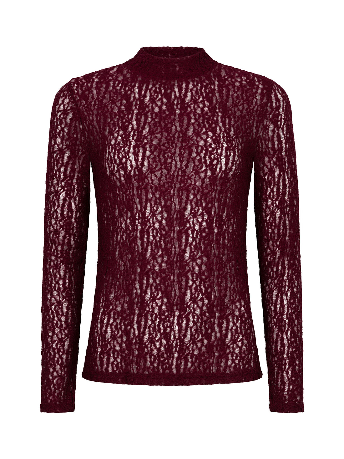 Top Roberta - burgundy