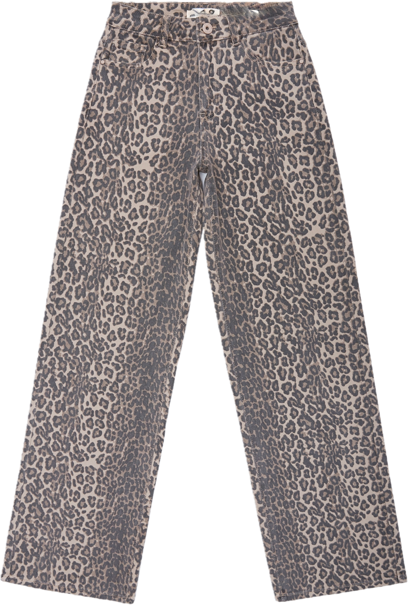 Dad Fit Mid Rise - leopard