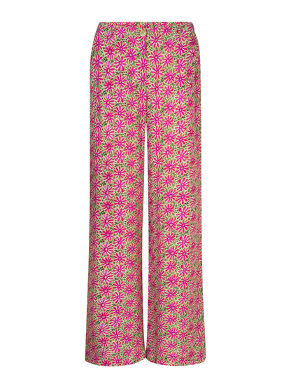 Pants Mara - pink flower