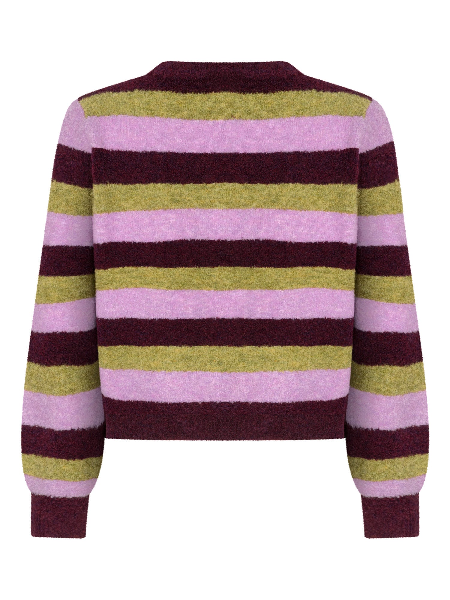 Knitted Sweater Aurora - aubergine