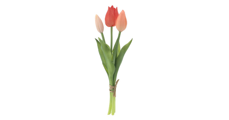 Real Touch Tulpen 3 stuks - peach