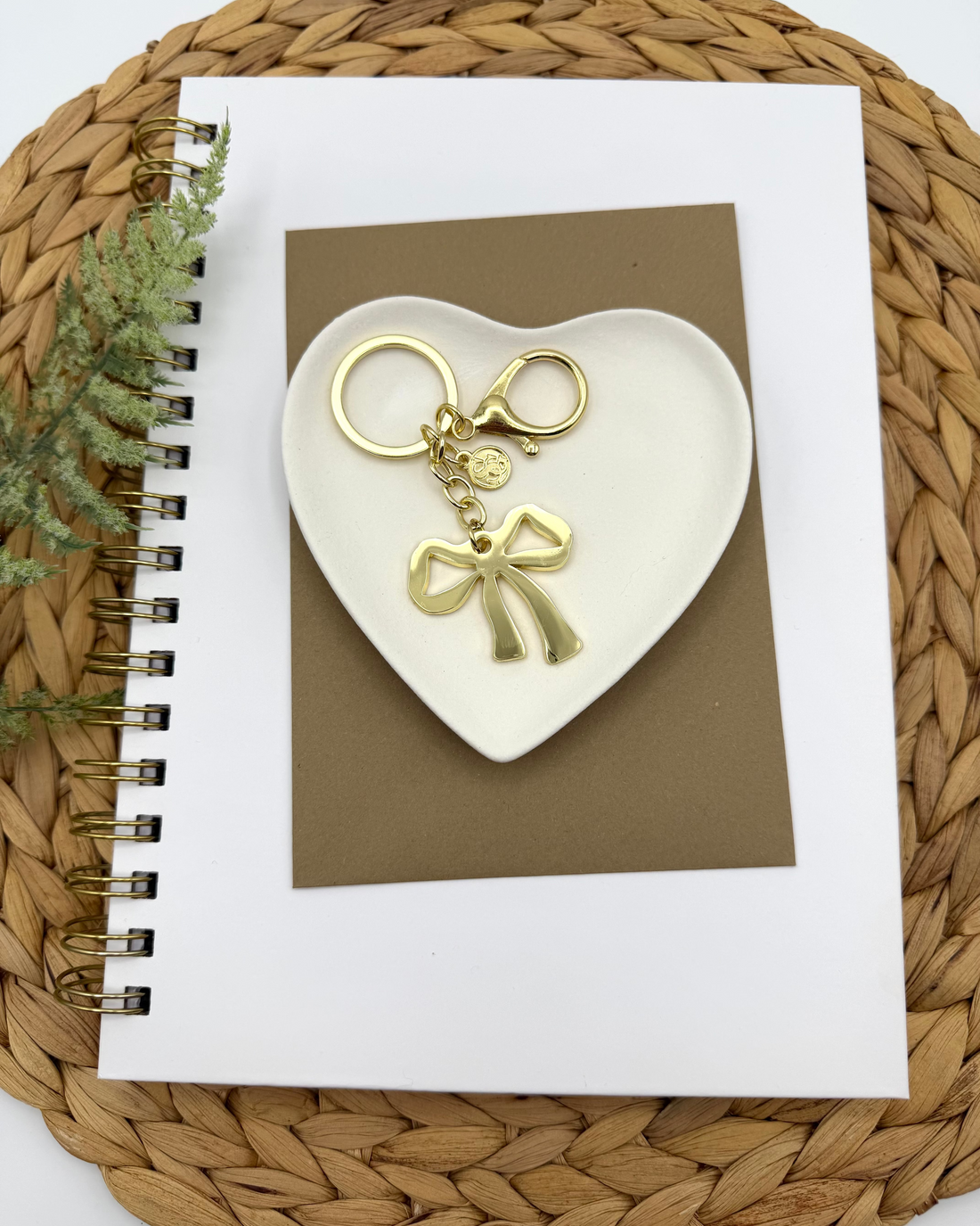 Sleutelhanger | Strik - goud