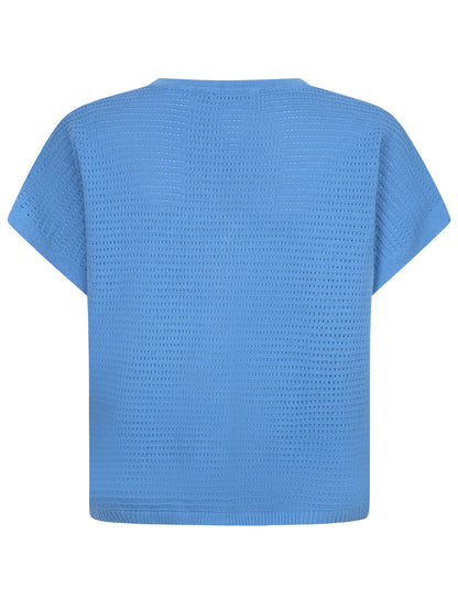 Knitted Top Elin - blue