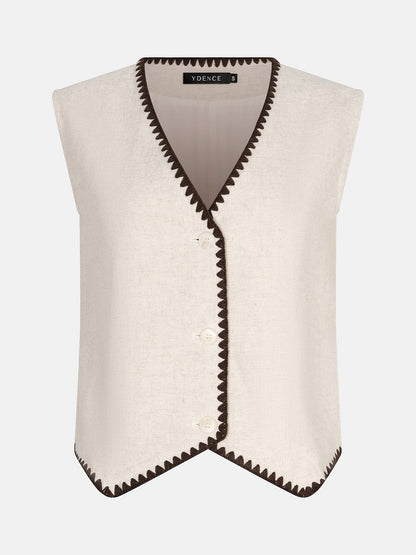 Gilet Billie - ecru