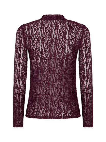 Top Roberta - aubergine