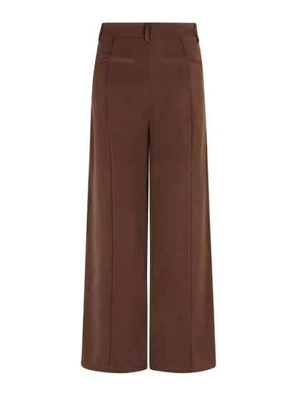 Pants Geneve - dark brown
