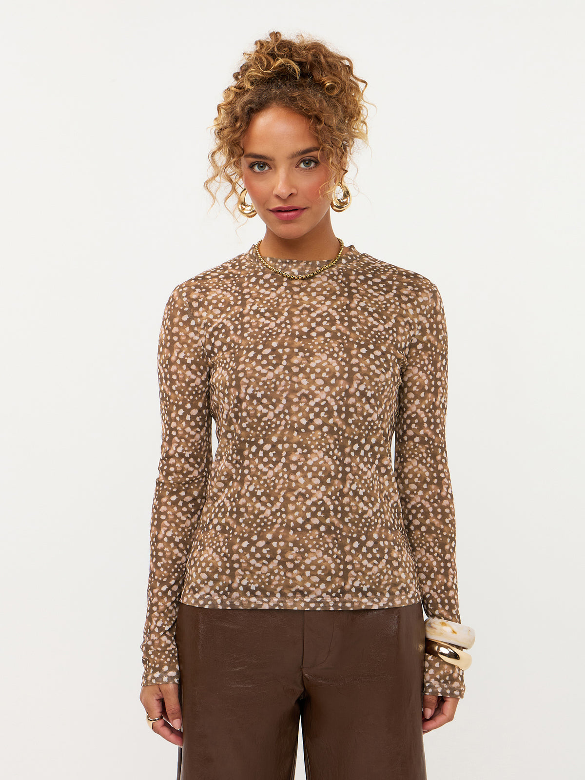 Top Willemijn - bambi print