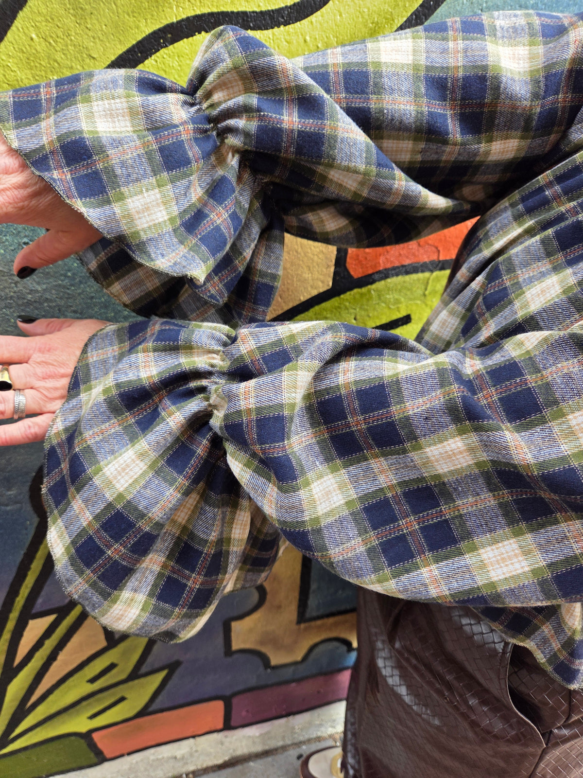 Jagger Checked Blouse
