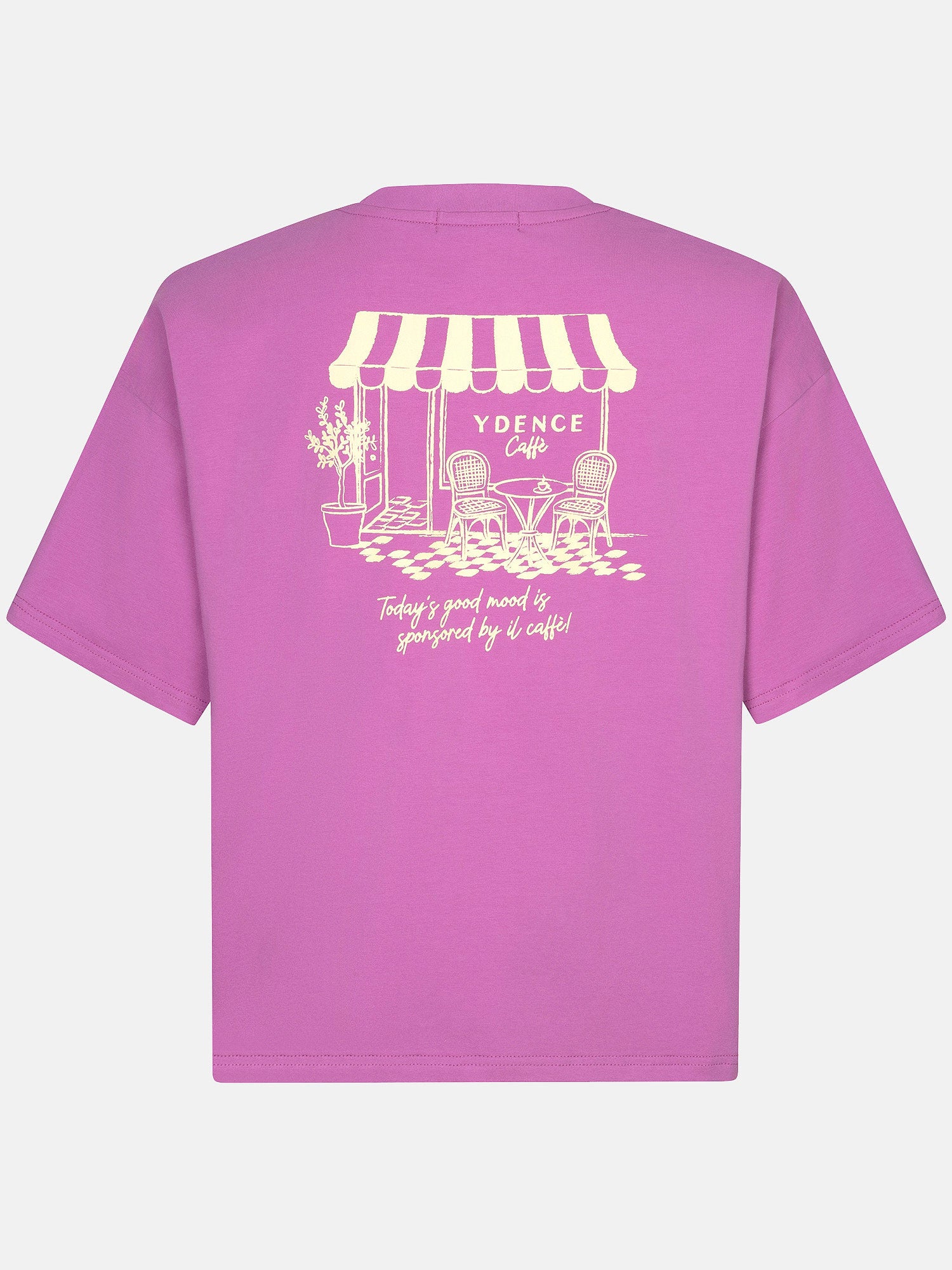 Tshirt Cafe - pink purple