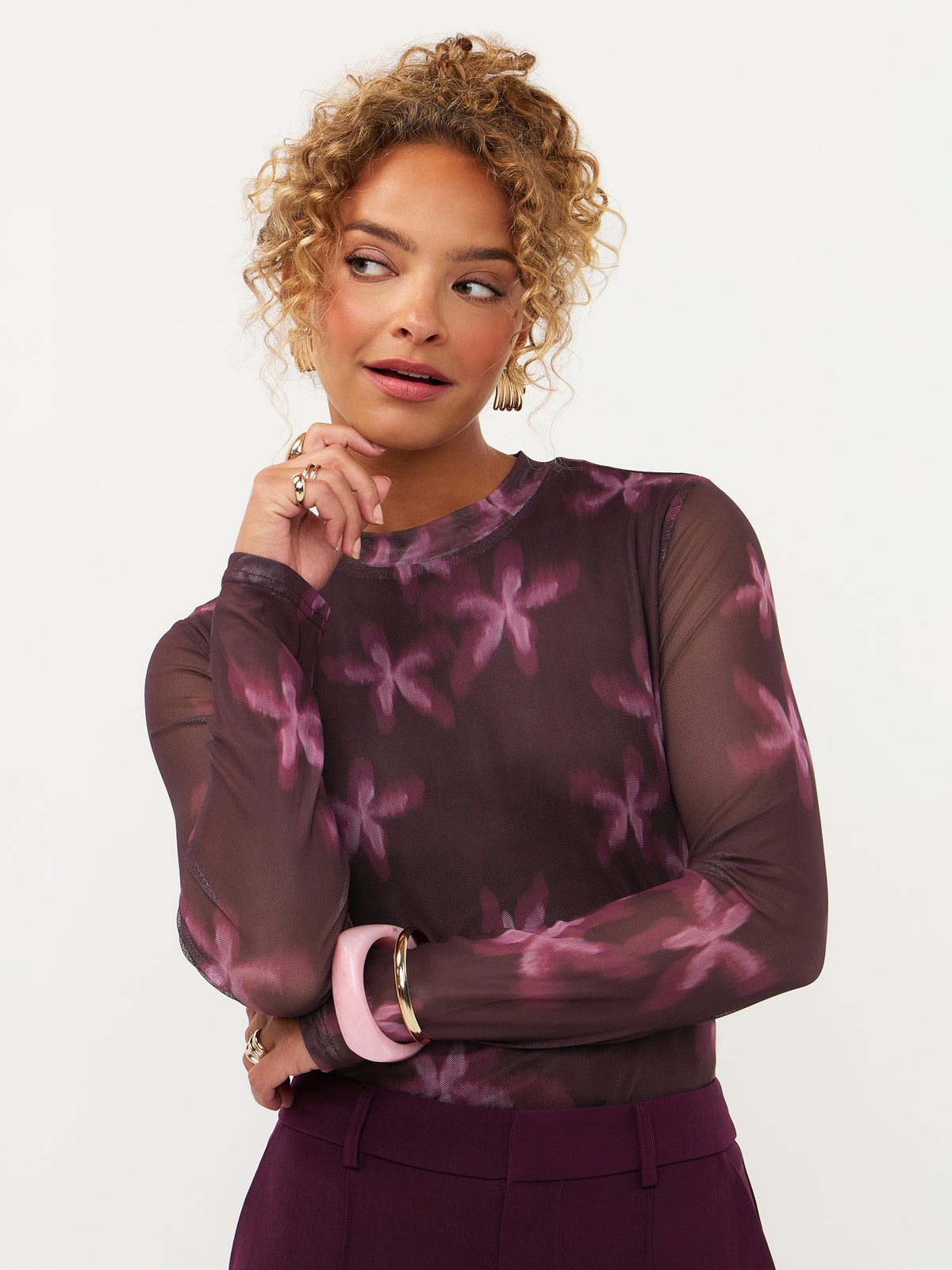 Top Willemijn - plum flower