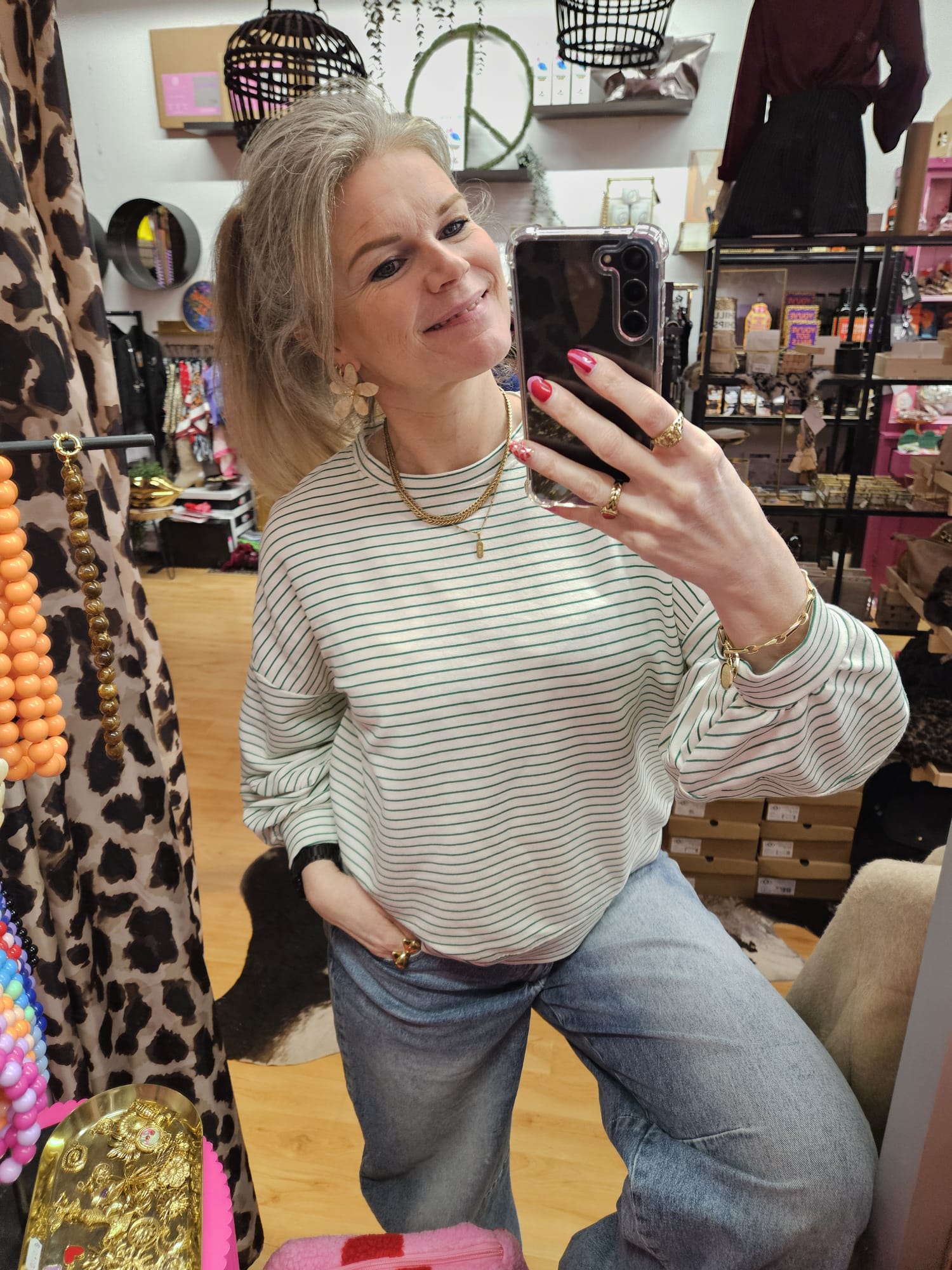 Creme De La Creme - groen/off white