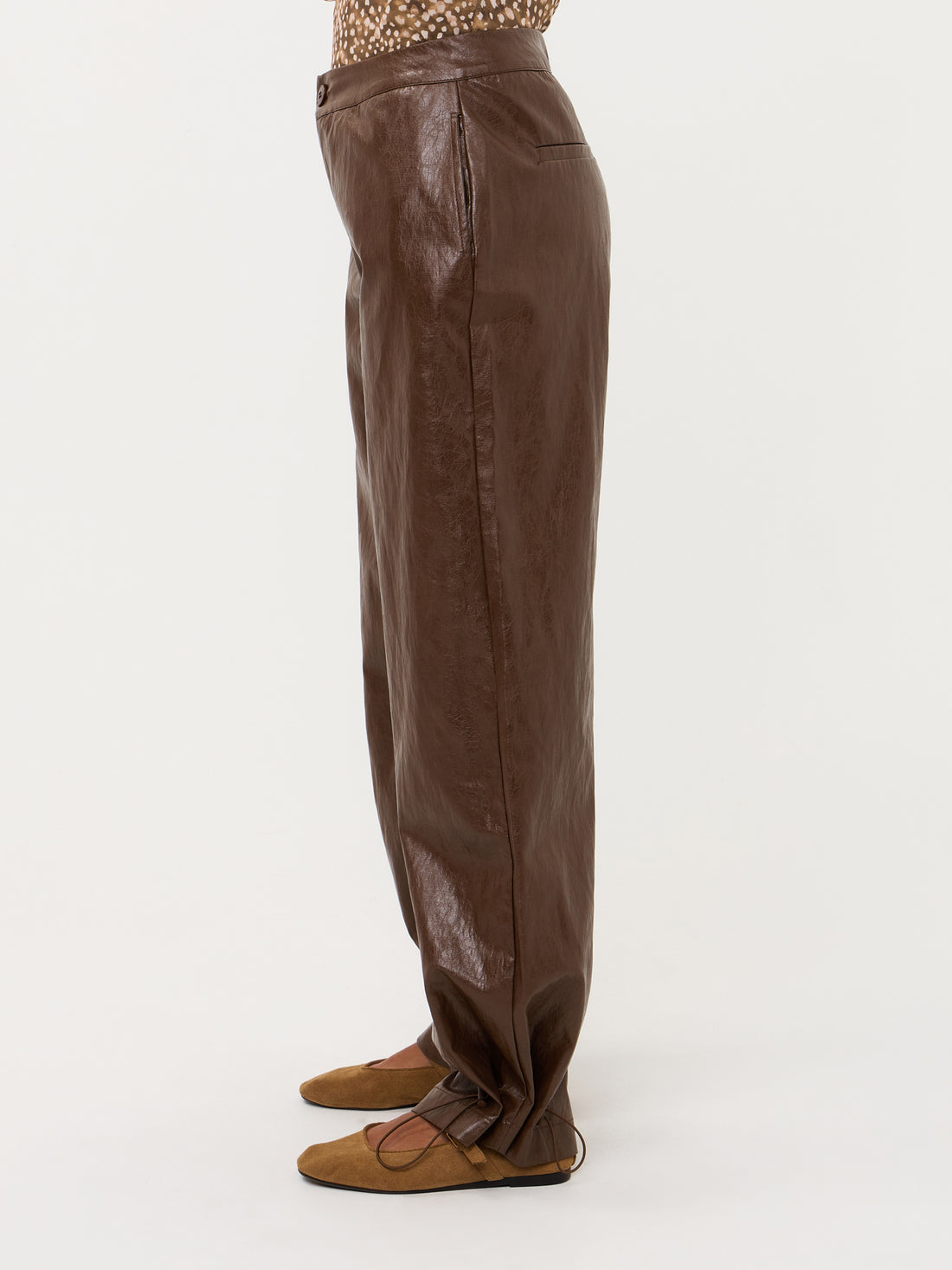 Pants Annemone - coffee brown
