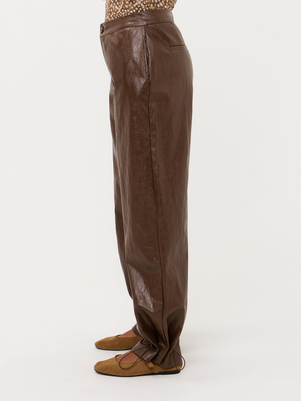 Pants Annemone - coffee brown