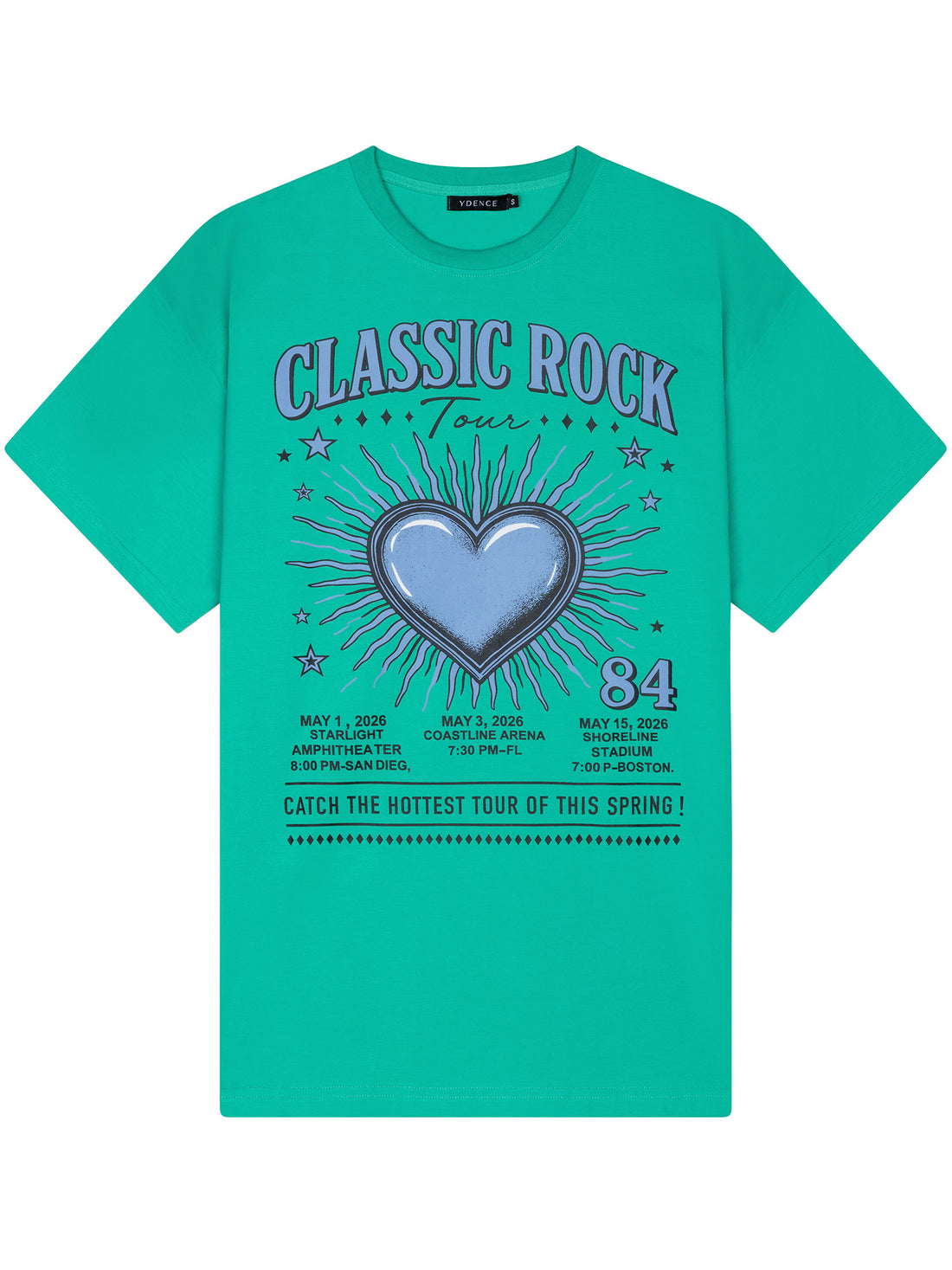 T-shirt Classic Rock - sea green