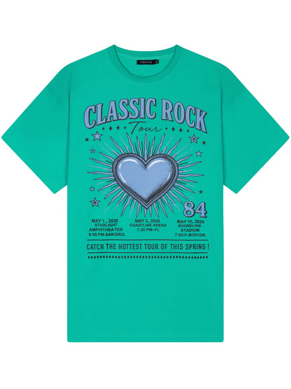 T-shirt Classic Rock - sea green