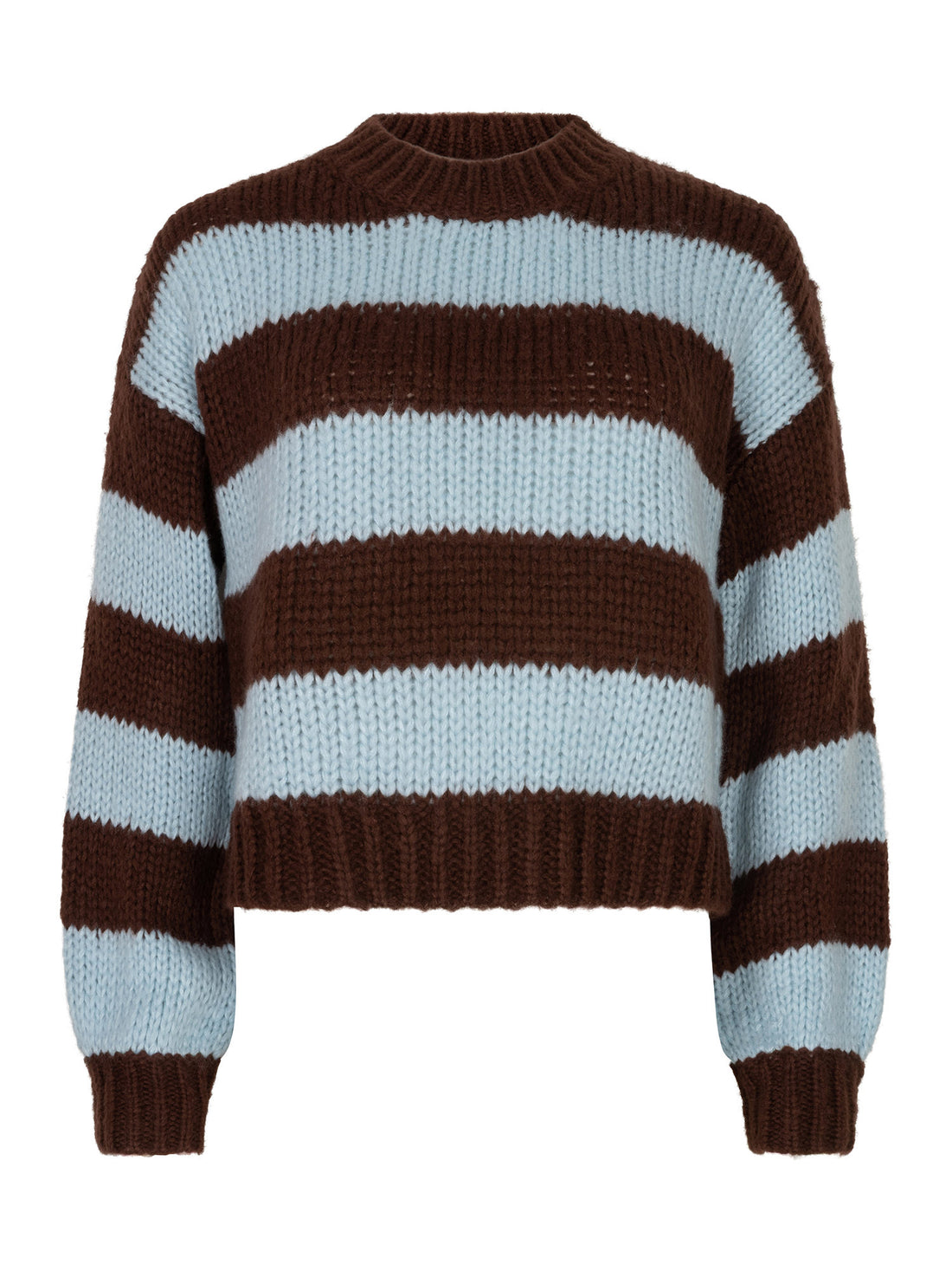 Knitted Sweater Brianna - light blue