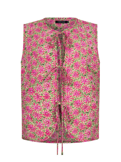 Gilet Esmira - pink flower