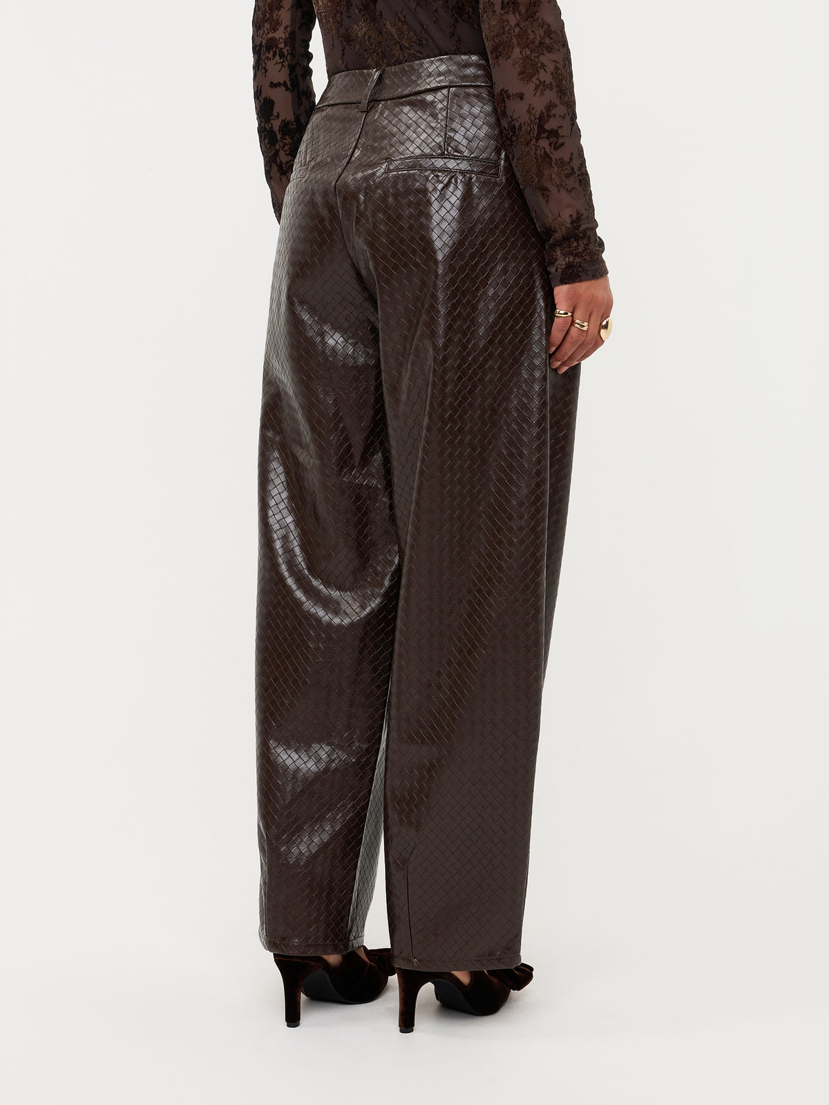 Pants Tasha - dark brown
