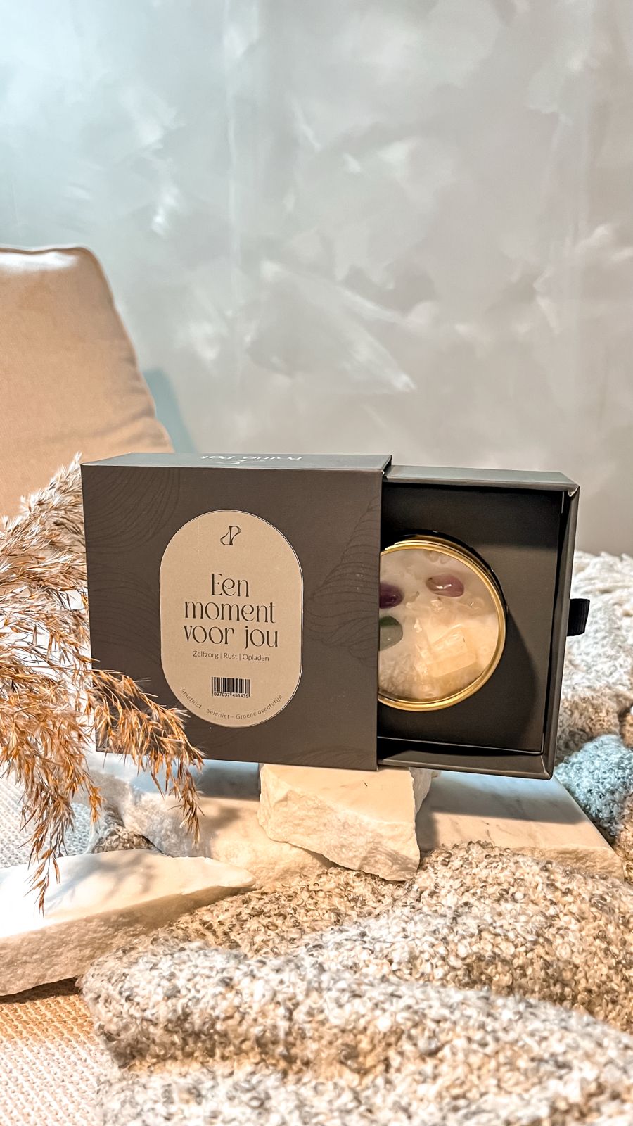 Giftbox Edelstenen Kaars - een nieuw hoofdstuk