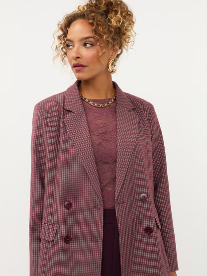 Blazer Nevessa- mauve check