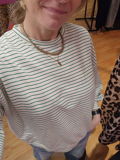 Creme De La Creme - groen/off white