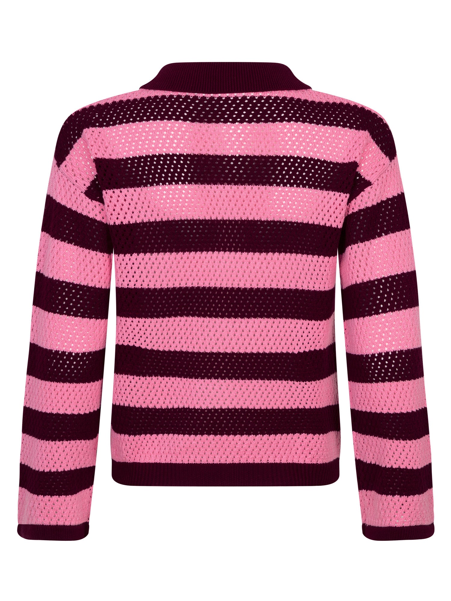 Top Agnes - burgundy/coral