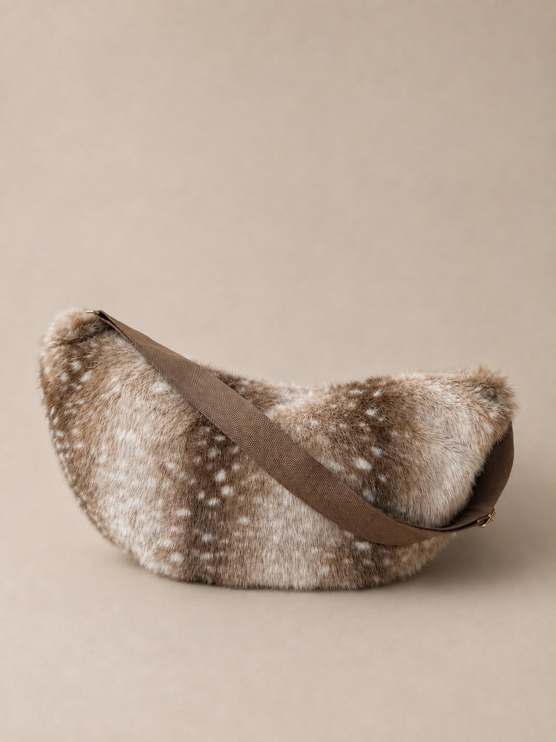 Fluffy Moon Bag - bambi
