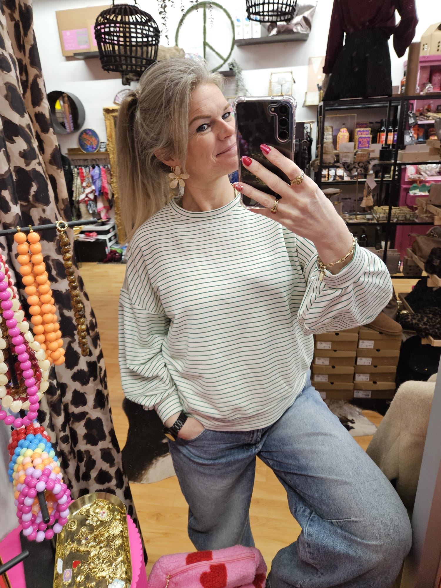 Creme De La Creme - groen/off white