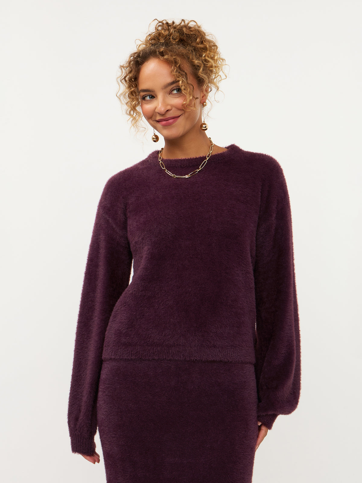 Sweater Angelina - plum