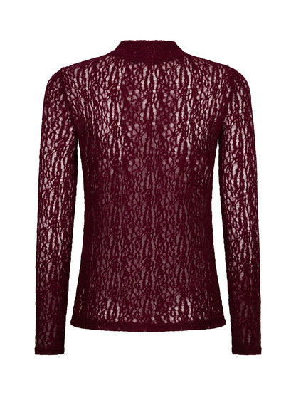 Top Roberta - burgundy
