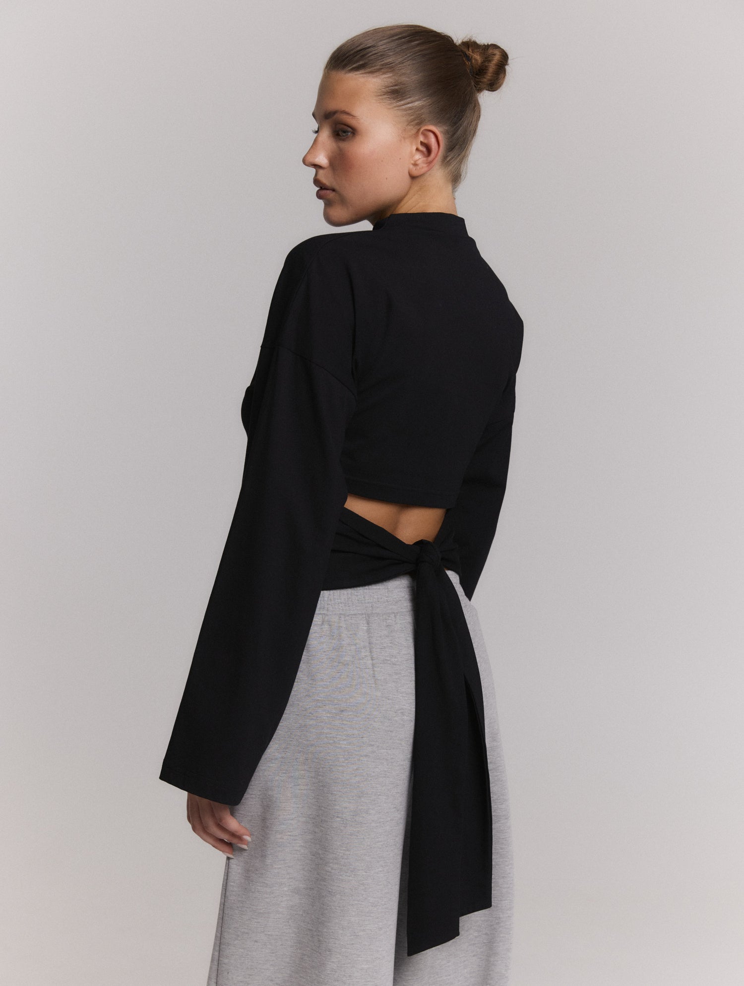 Longsleeve Feather - black
