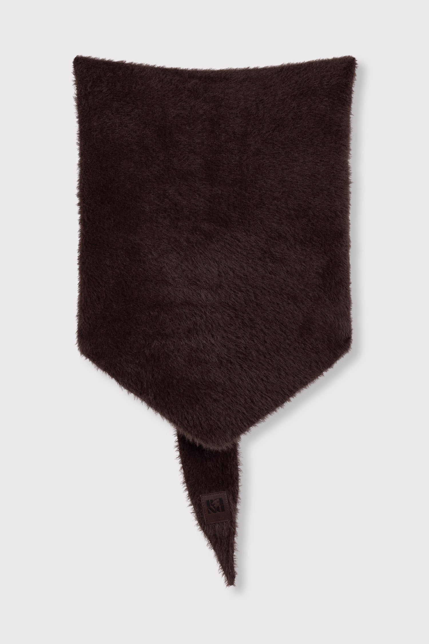Triangle Scarf Saar - choc brown