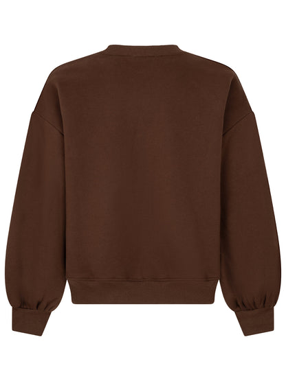Sweater Iconic And Fluffy - brown