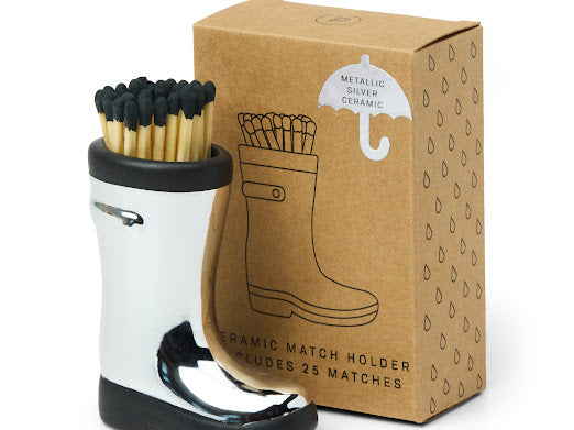 Luciferhouder Wellington Boot - chrome
