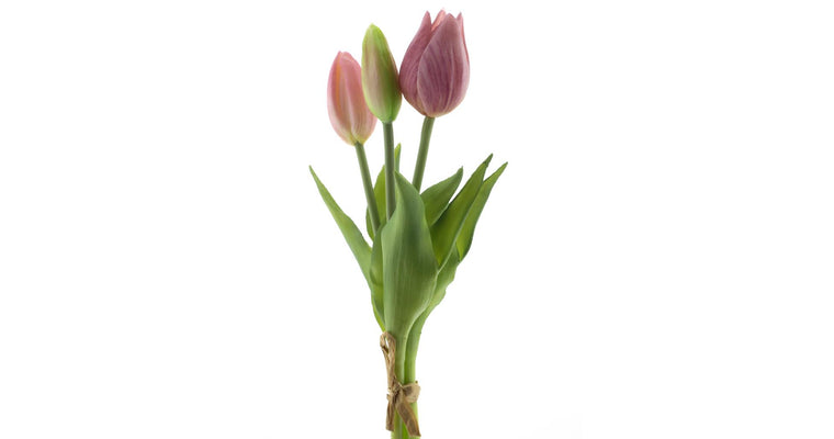 Real Touch Tulpen 3 stuks - pink