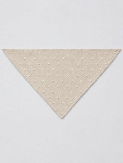 Driehoek Sjaaltjes Pearly - beige